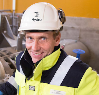Jan Helge Mårdalen, leder for Kraftproduksjon i Hydro