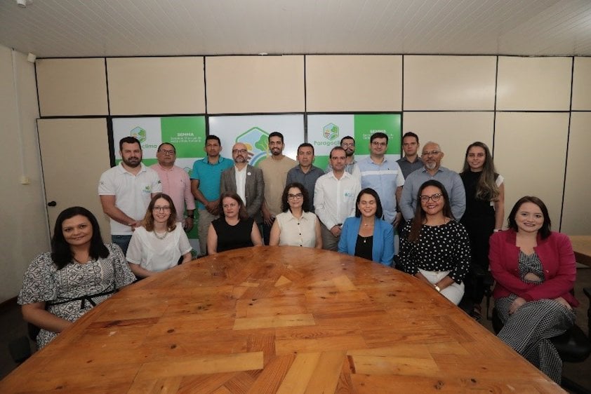 a group of people posing for a photo