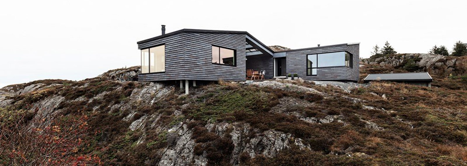 cabin on sandøya, norway