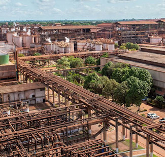 Alunorte alumina refinery in Brazil