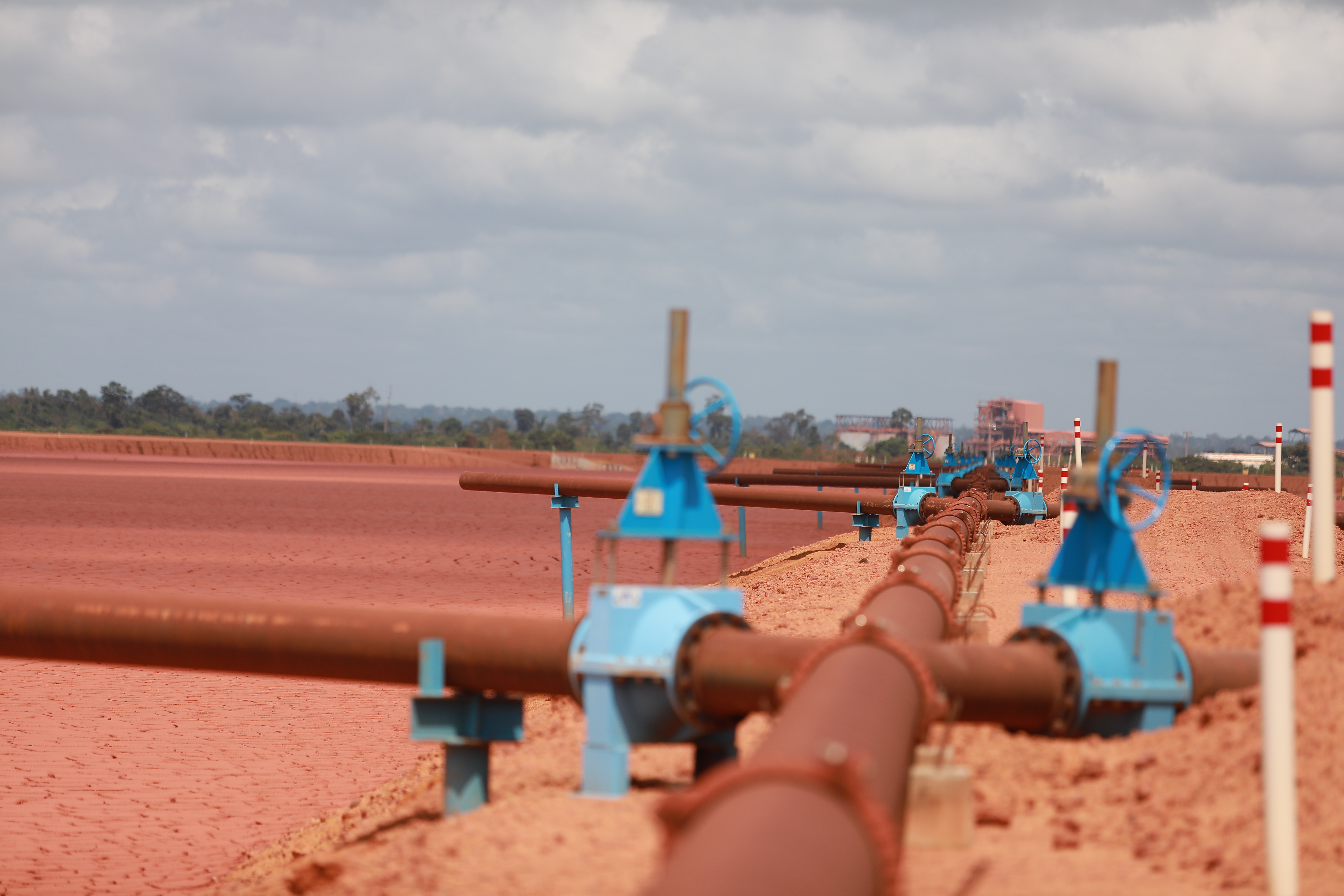 Barragem RP- Sistema de disposição de rejeito - Espigotamento