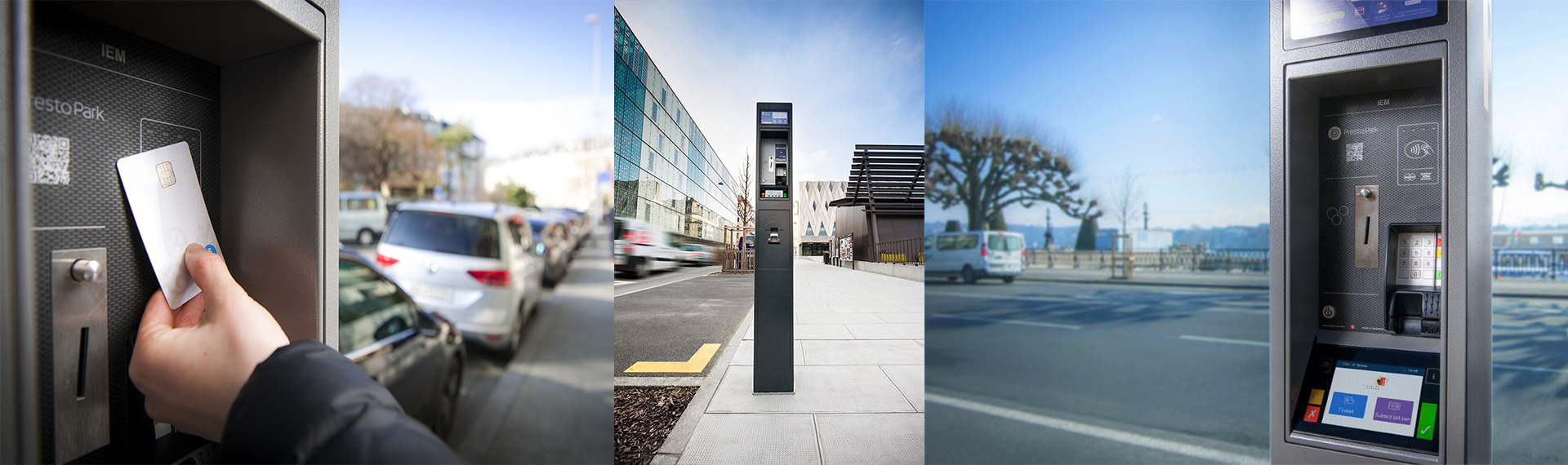 theft-proof aluminium parking meters of IEM