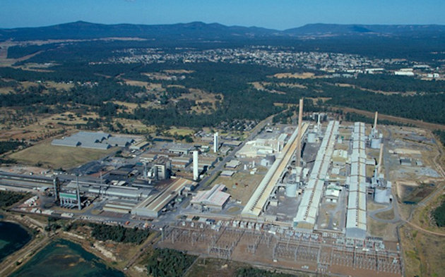 aerial photo of kurri kurri plant, Australia
