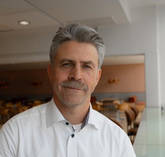 a man with a mustache