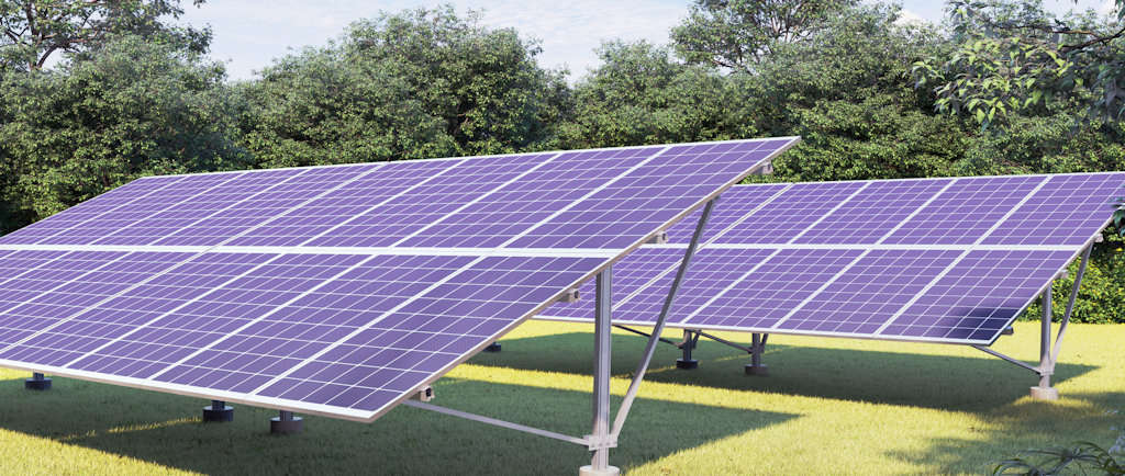 a group of solar panels