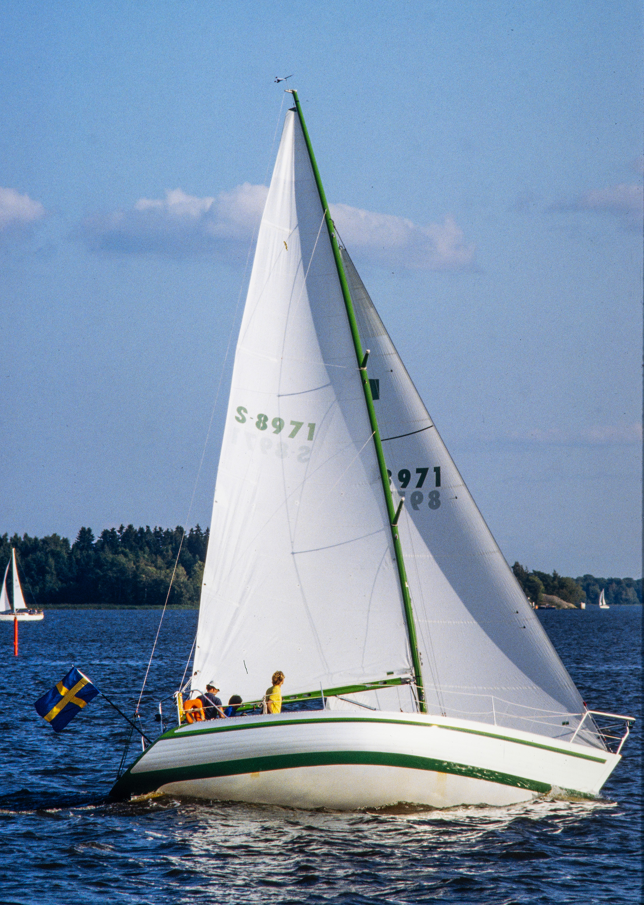a sailboat on the water