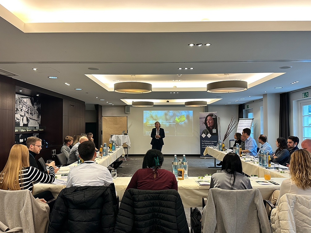 a group of people sitting in a room