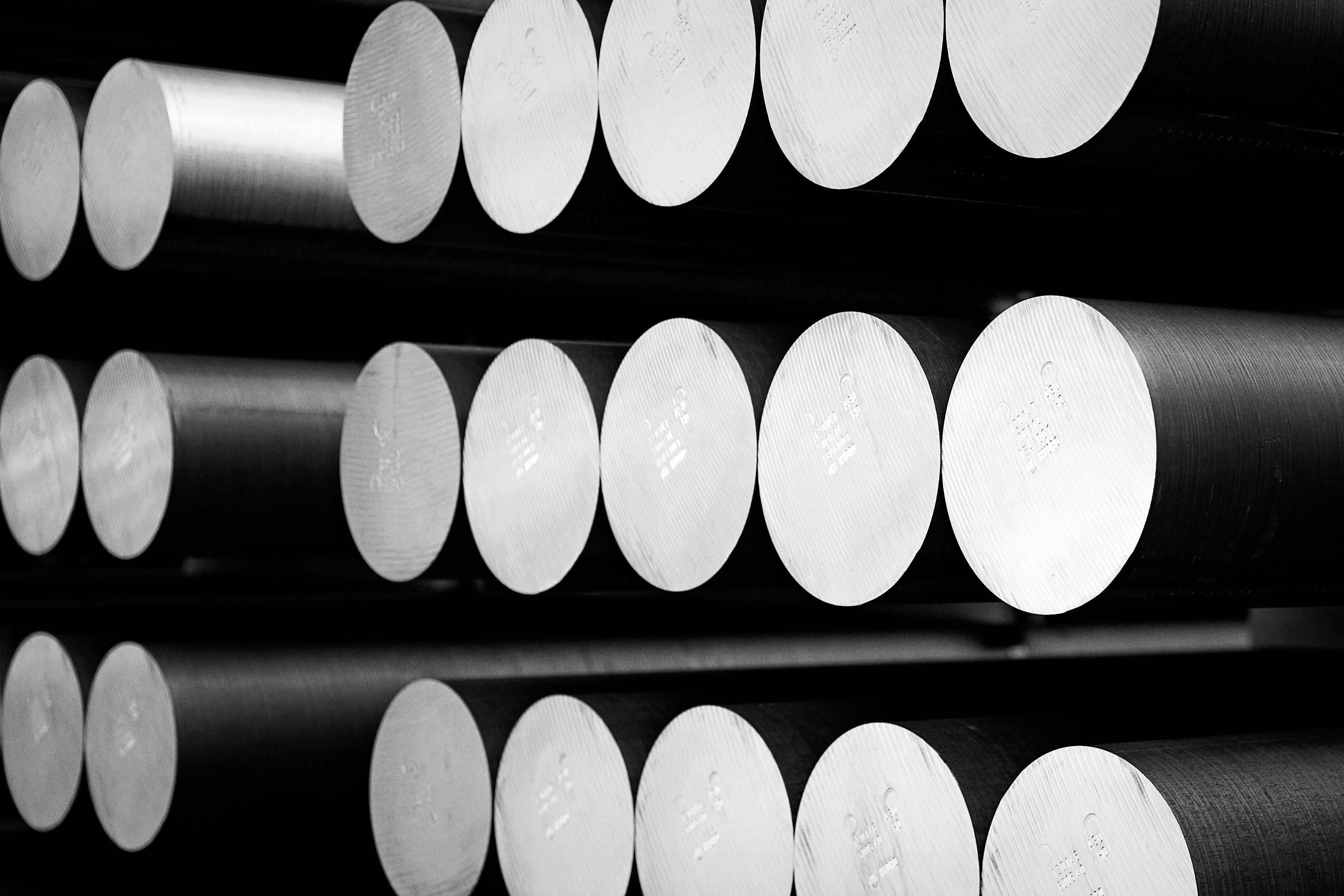Extrusion billets at Hydro Sunndal