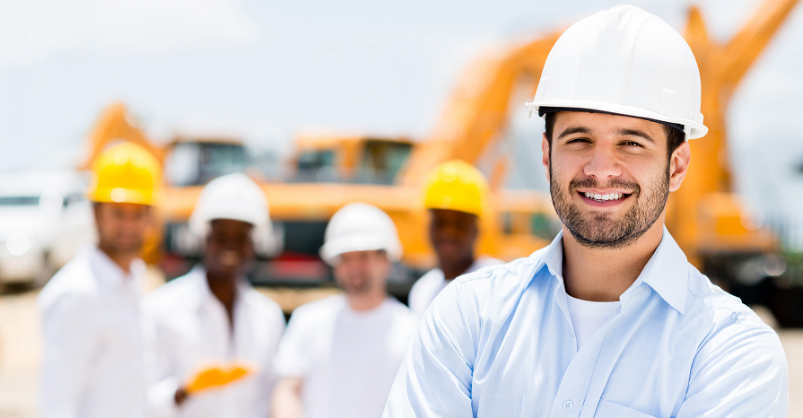 man with hard hat