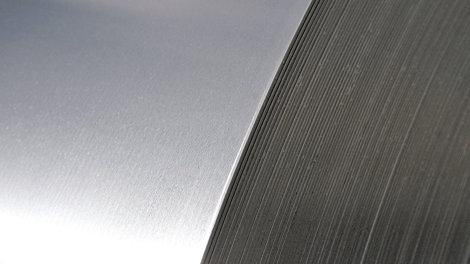 large roll of aluminium