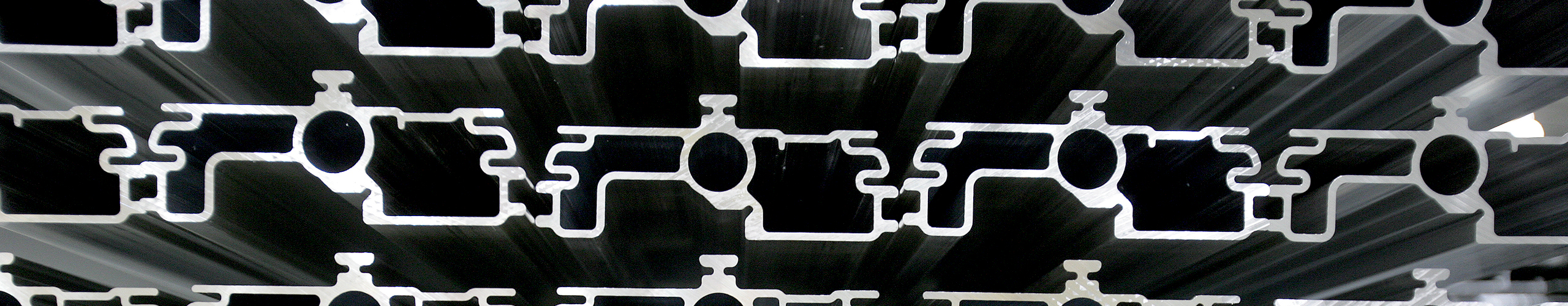 Extruded aluminium pieces