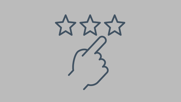 a hand pointing to stars