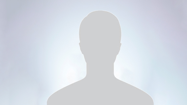 a person's head with a white background