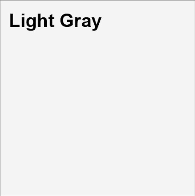 light gray square marked "light gray"