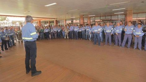 a general meeting of workers