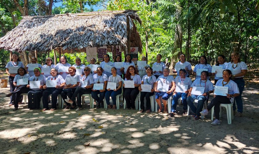 a group of people sitting together