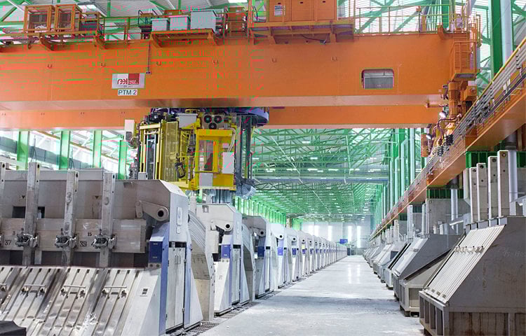 aluminium factory hall