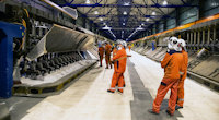 Restart-team working on resuming production at the Hydro Husnes B-line