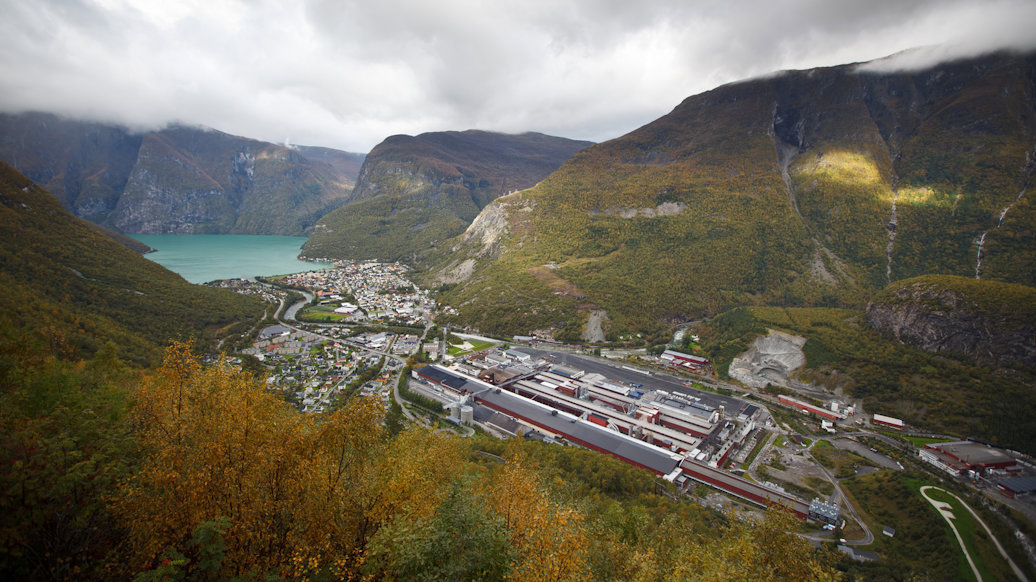 View of Hydro Årdal