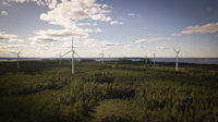 Hydro REIN Wind power Sweden illustration photo