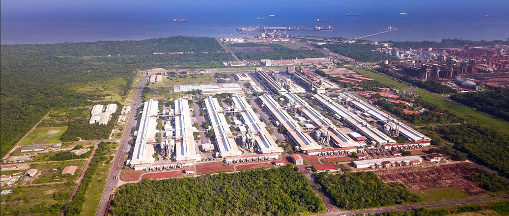 The Albras aluminium plant in Brazil
