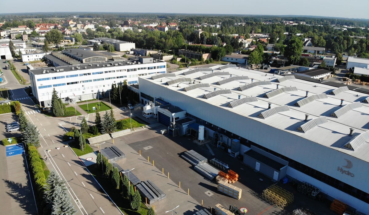 Hydro's Trzcianka plant in Poland