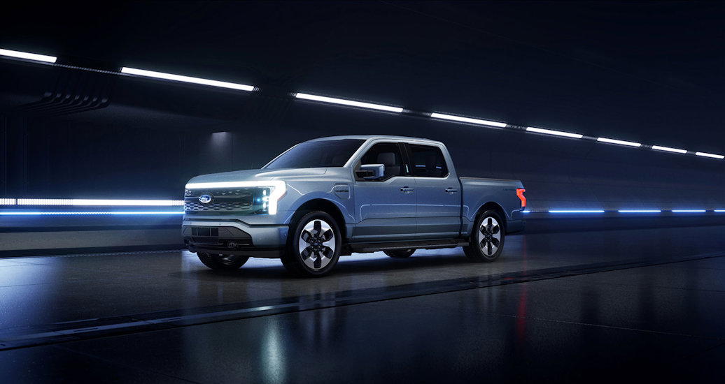 The all-electric Ford F-150 Lightning