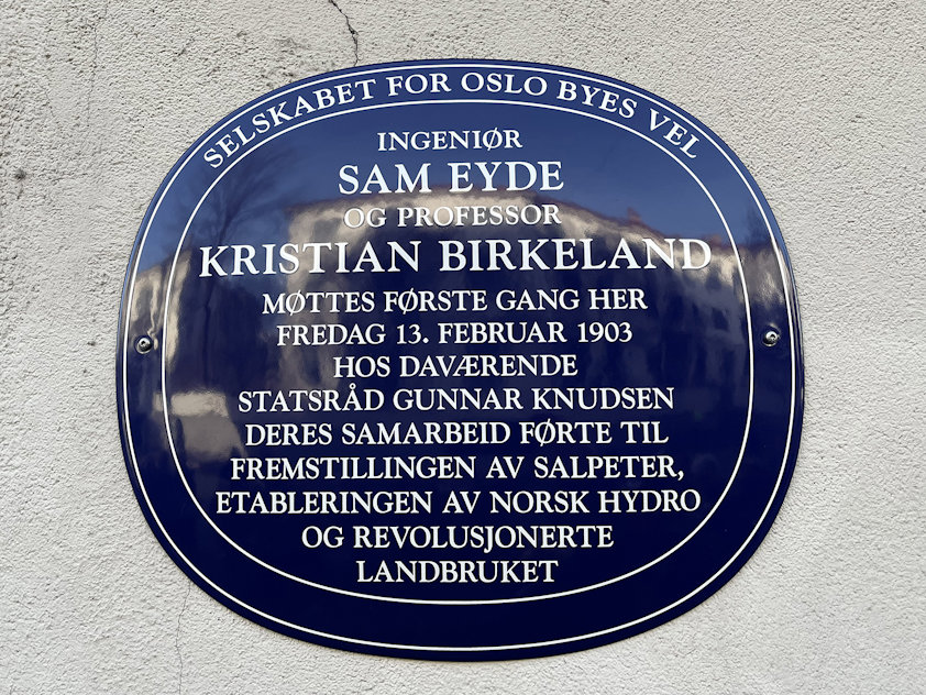 Oslo Byes Vels plakett