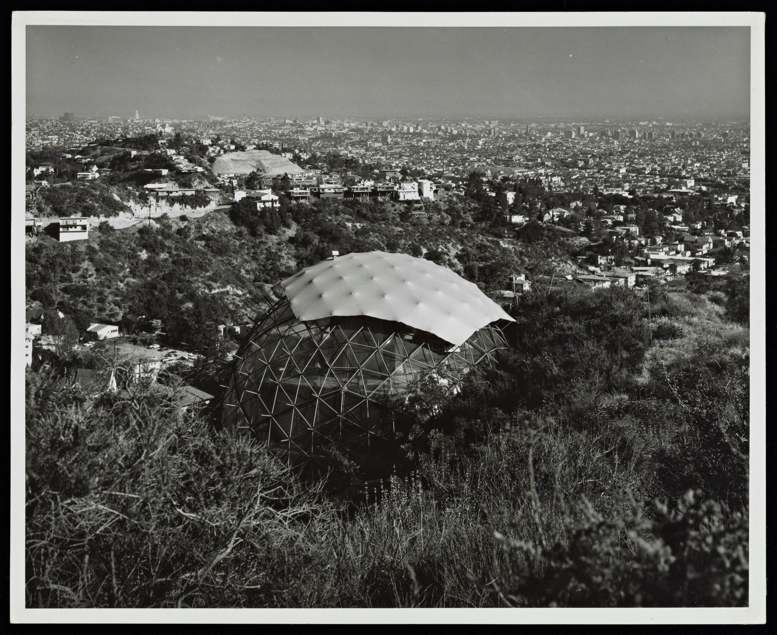 a dome in the middle of a field