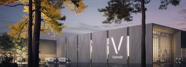 a building with a sign on it