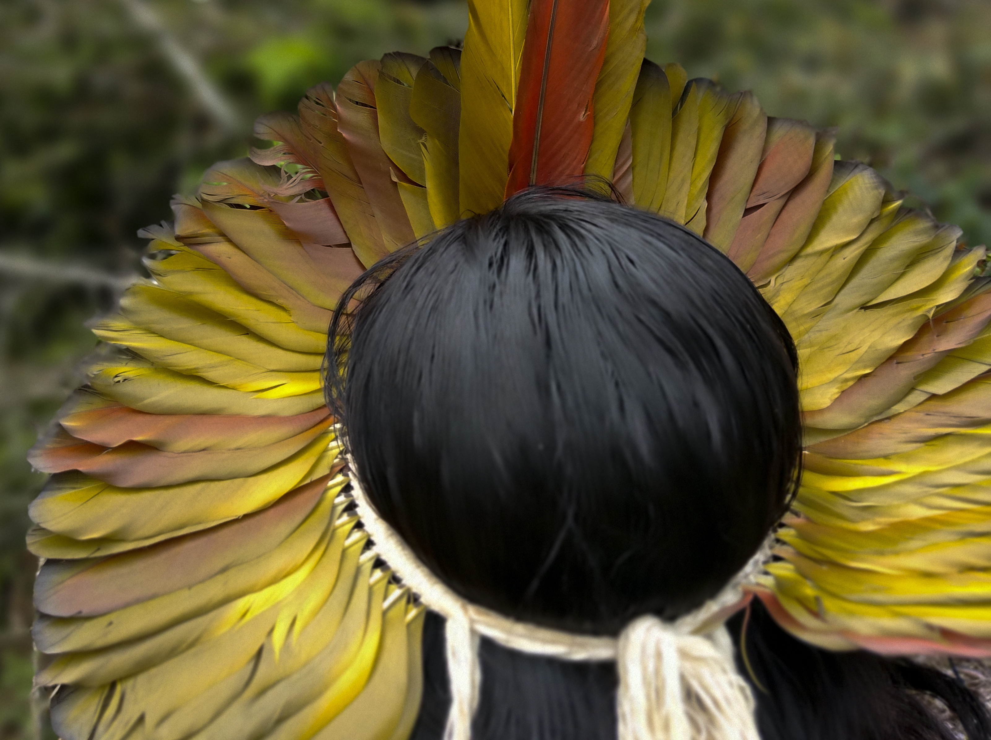 a person wearing a black hat