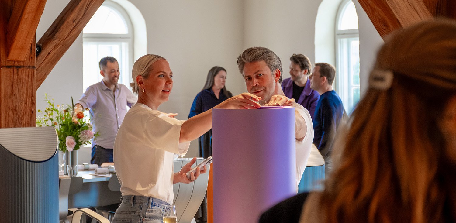 a person holding a large box