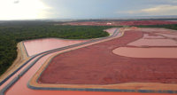 Bauxite residue disposal area in Brazil