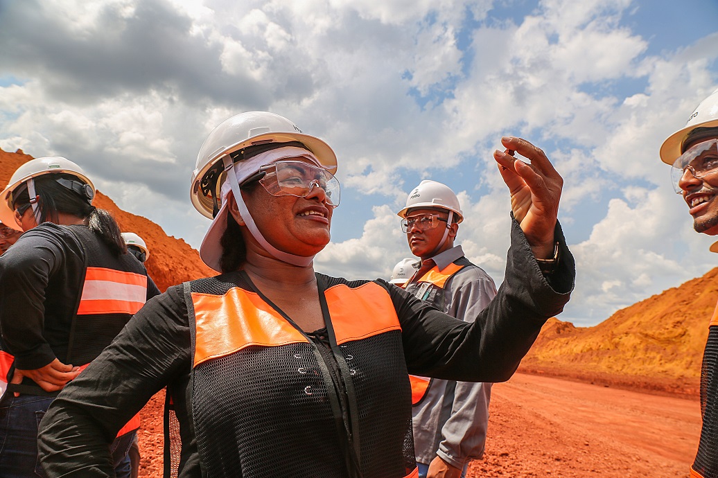 a group of people wearing helmets