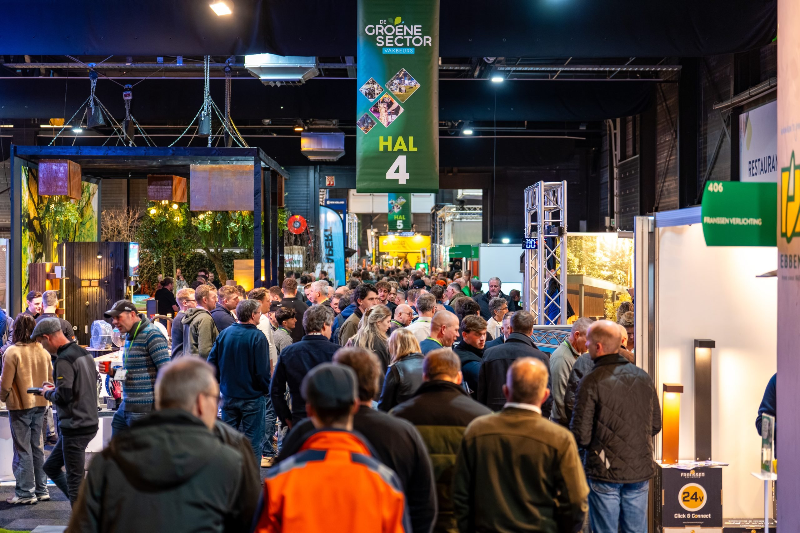 a group of people in a building