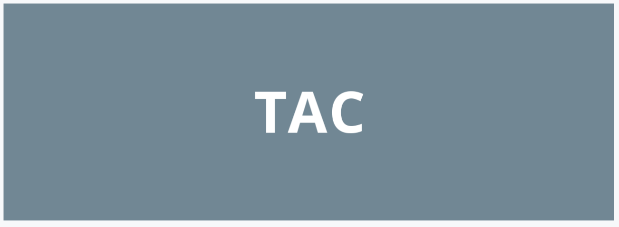 a blue rectangle with white text