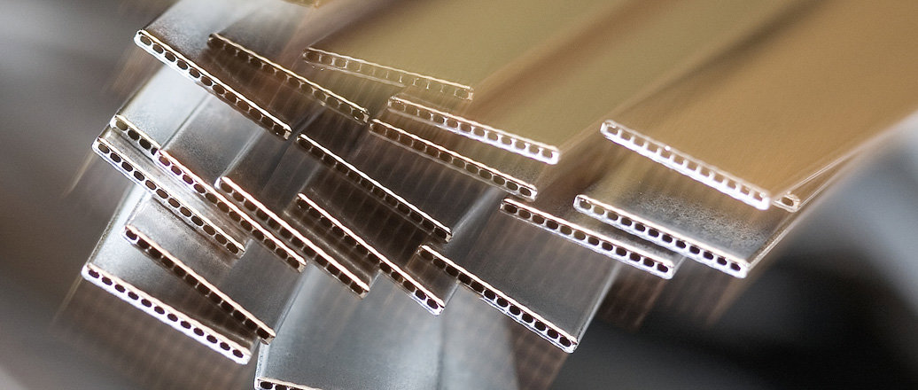 Mikrokanal-Rohre aus stranggepressten Aluminium