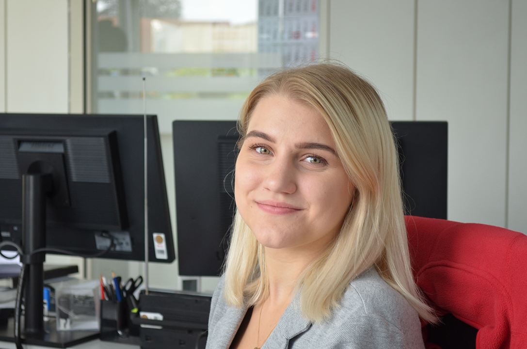 Auszubildende Aleska Redlich in Uphusen
