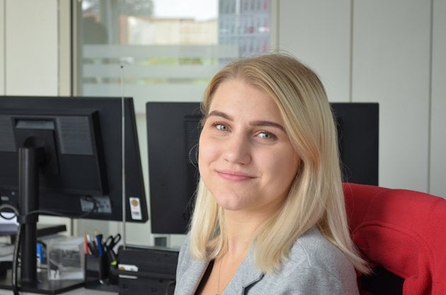 Auszubildende Aleska Redlich in Uphusen