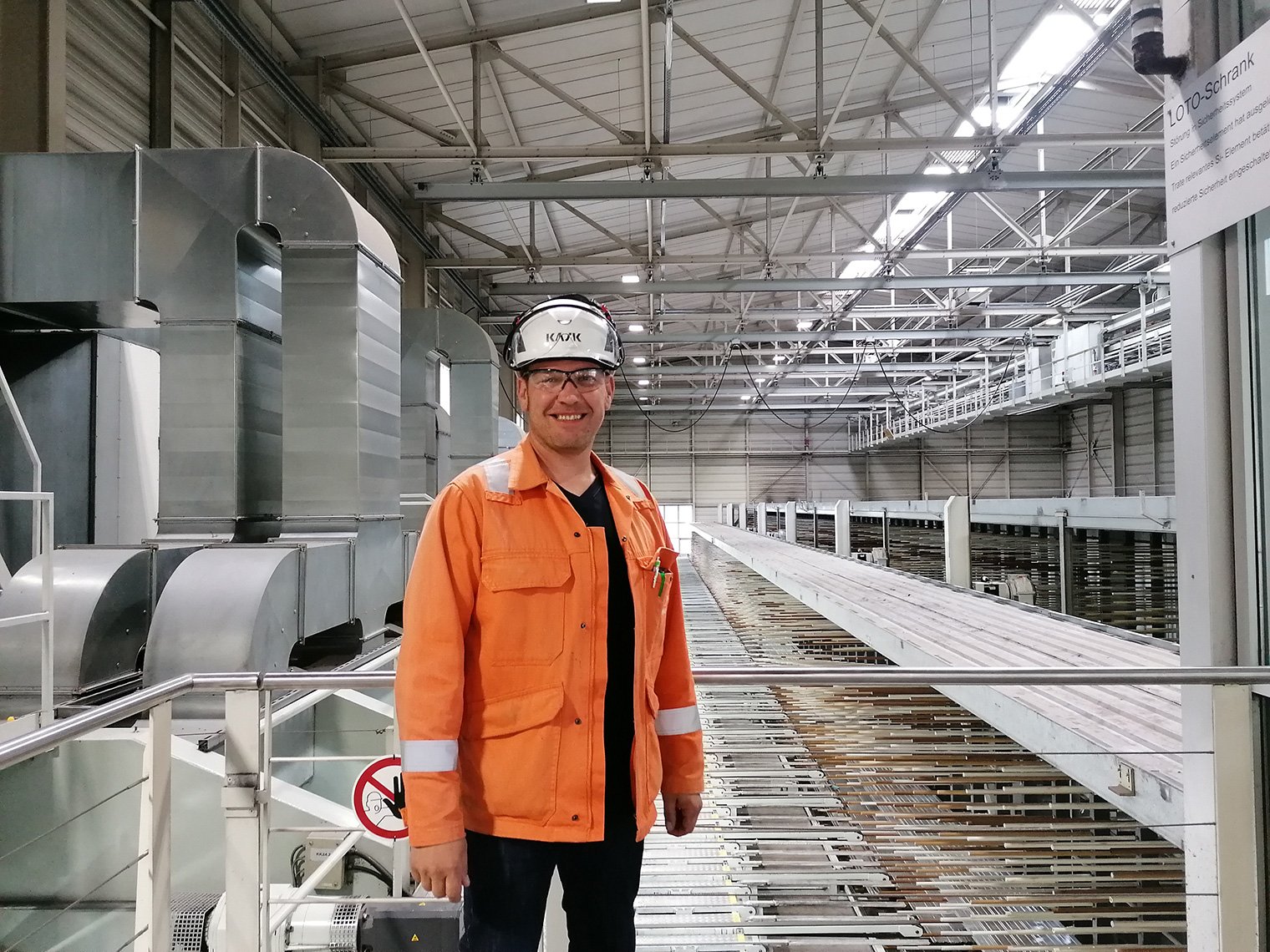 Produktionsleiter Wolfgang Zaufl