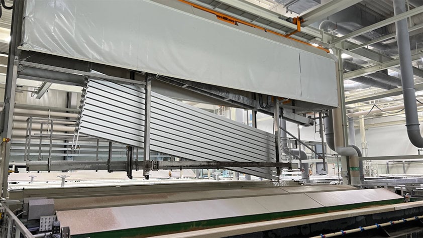 a large factory with pipes