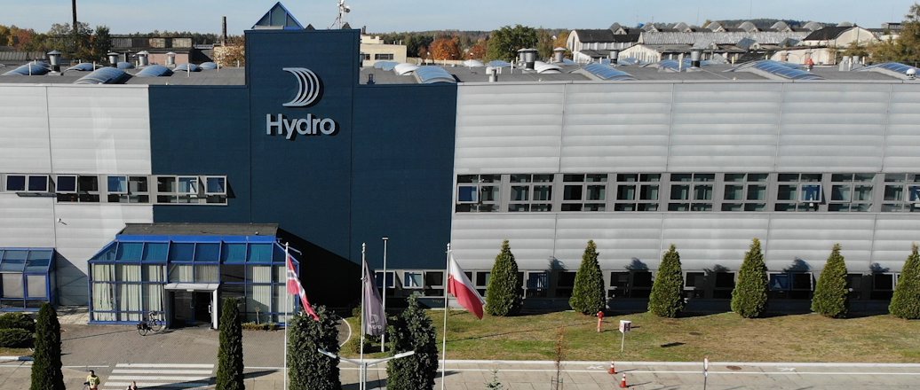 Exterior of Chrzanów Hydro extrusion plant