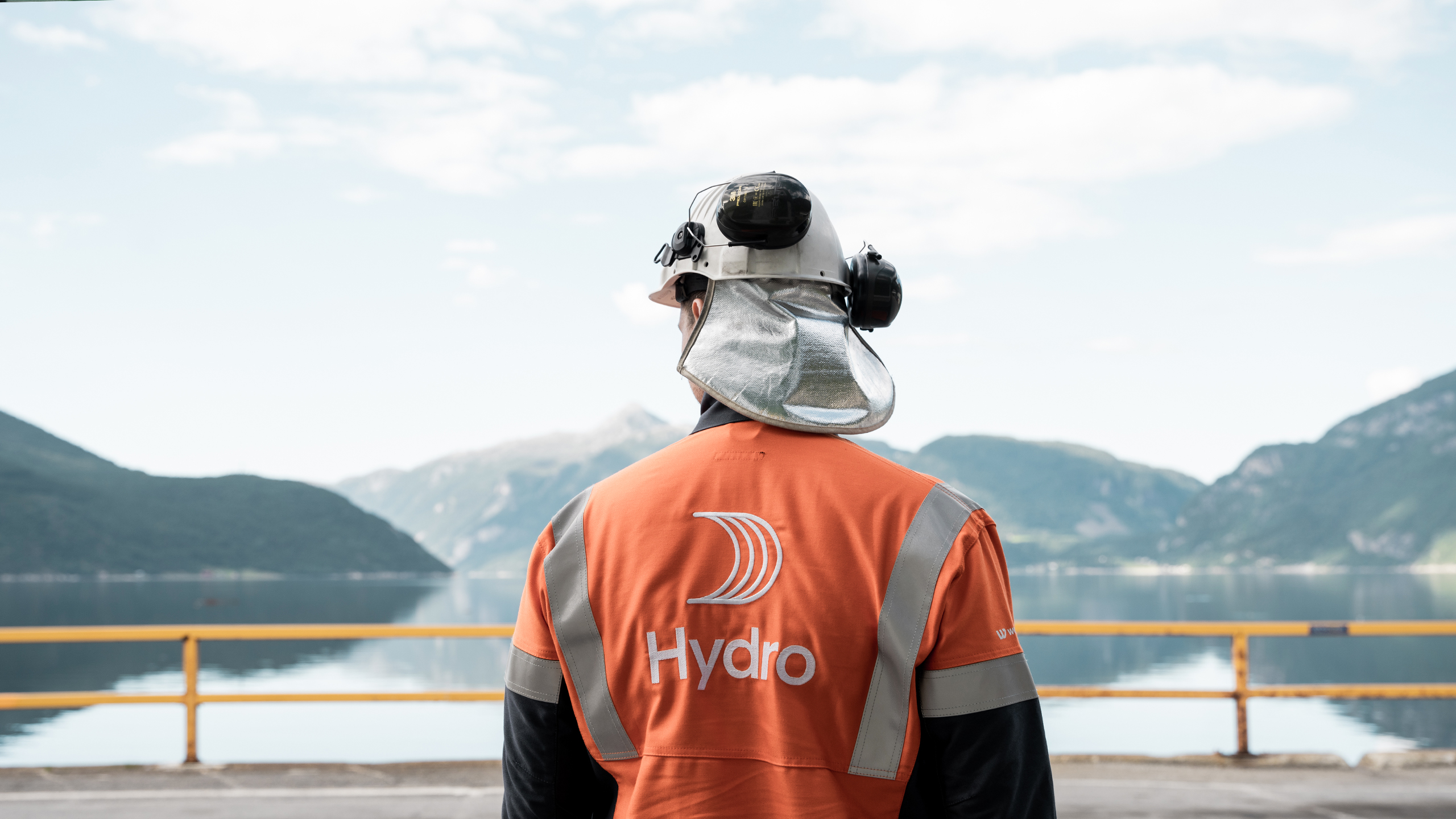 a person wearing a helmet