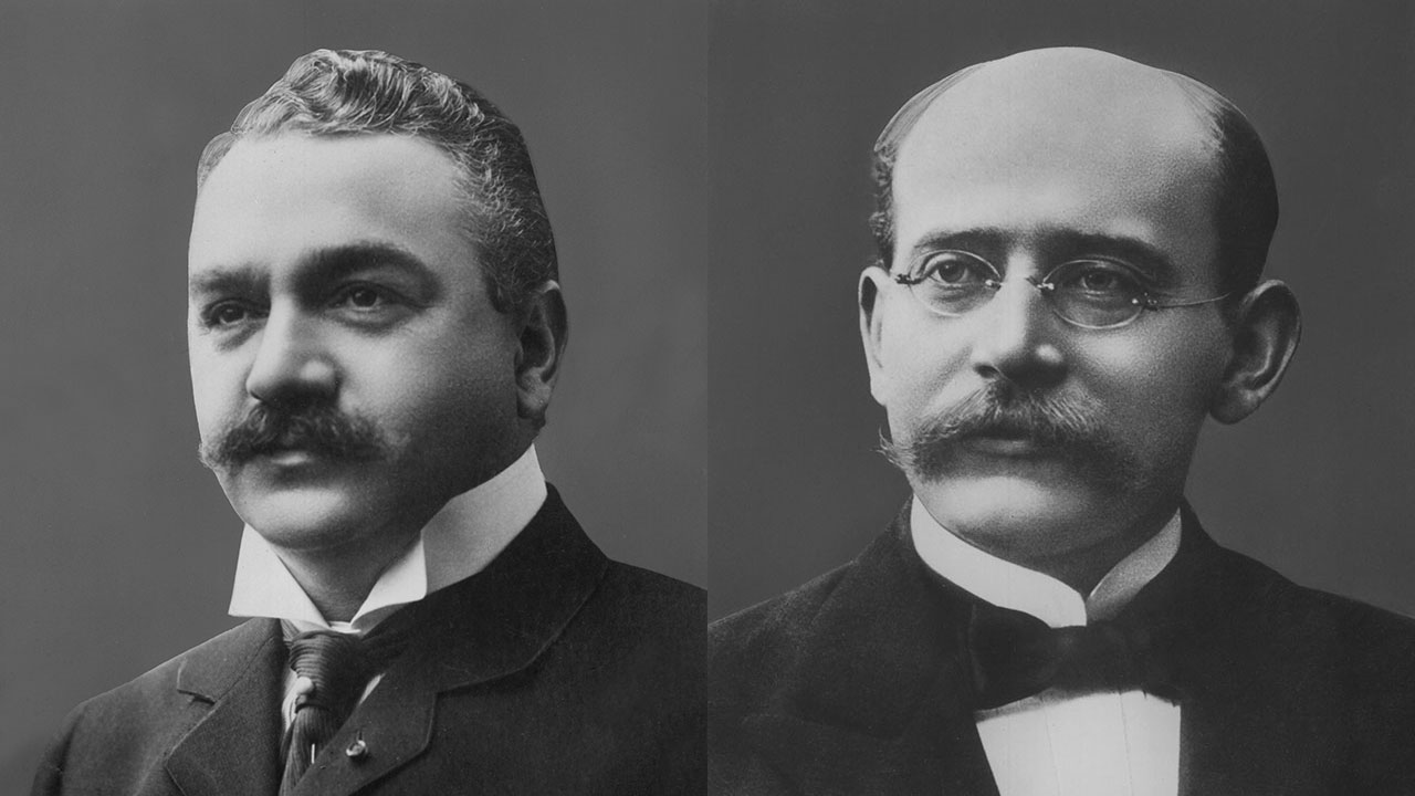 portraits of Birkeland and Eyde