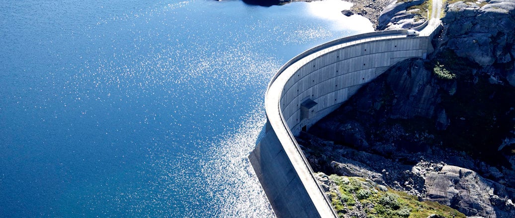 Damm in Norwegen