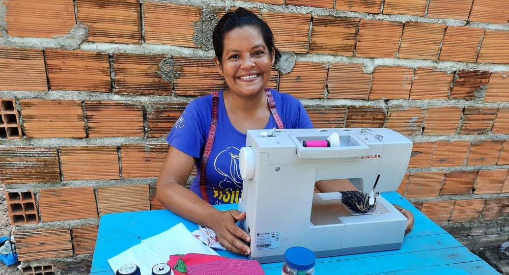 Seamstress in Brazil