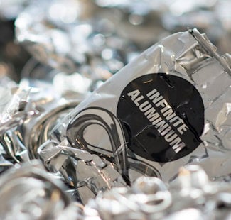 Aluminium is infinitely recyclable