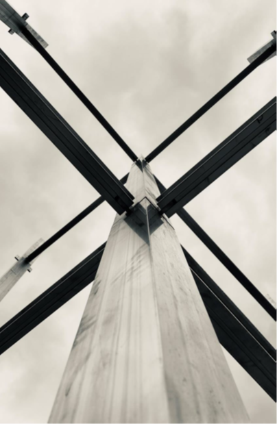 Travi portanti della casa realizzate in Alluminio