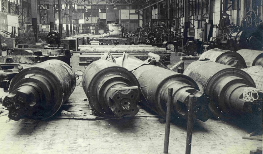 large machinery lying on the ground