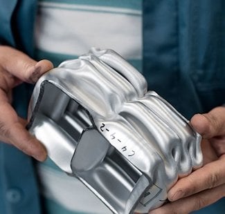 Crash management system in aluminium